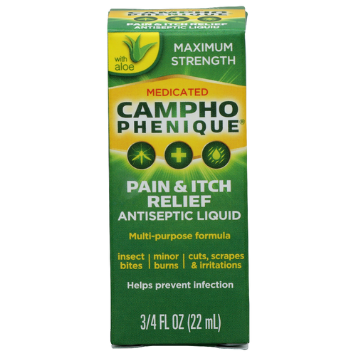 Campho Phenique Antiseptic Liquid Pain & Itch Relief - 0.75 Fluid Ounce