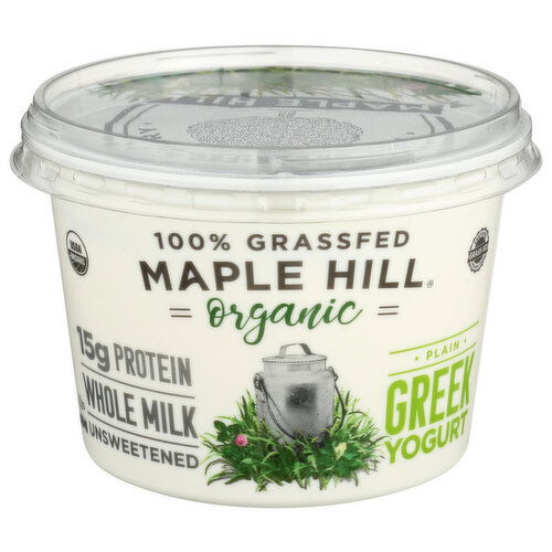 Maple Hill Greek Yogurt Plain - 16 Ounce