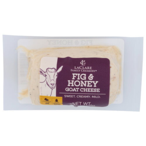LaClare Family Creamery Fig And Honey Goat Cheese Log - 4 Ounce