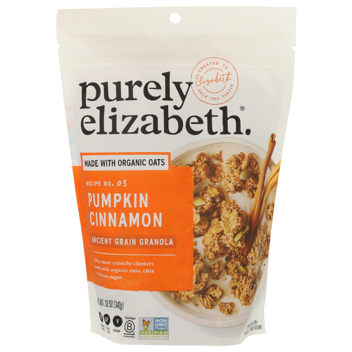 Purely ELIZABETH. Pumpkin Cinnnamon Ancient Grain Granola Cinnamon - 12 Ounce