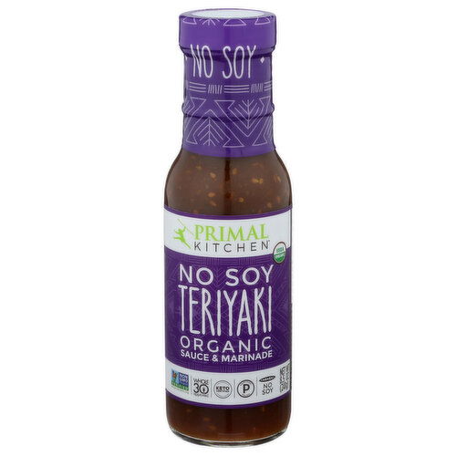 Primal Kitchen Organic No Soy Teriyaki Sauce - 8.5 Ounce