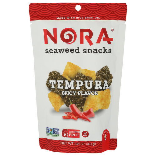 Nora Tempura Spicy Flavored Seaweed Snacks - 1.41 Ounce Image 1 of 4