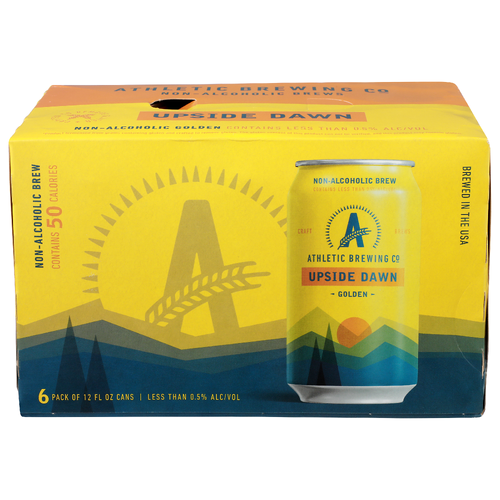 Athletic Brewing Co. Upside Dawn Golden - 12 Fluid Ounce - 6 Count