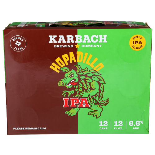 Karbach Brewing Company Hoppy & Balanced Hopadillo Ipa - 12 Fluid Ounce - 12 Count