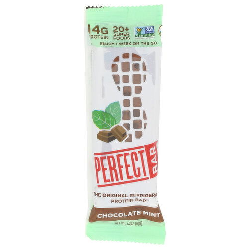Perfect Snacks Refrigerated Protein Bar Chocolate Mint - 2.3 Ounce