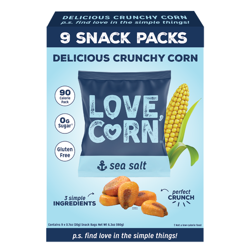 Love Corn Sea Salt Multipack - 0.7 Ounce - 9 Count