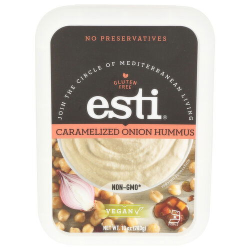 Esti Caramelized Onion Hummus - 10 Ounce