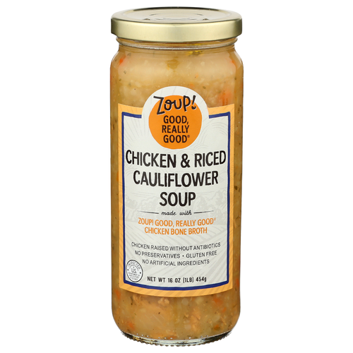 ZOUP! GOOD, REALLY GOODken & Riced Cauliflower Soup - 16 Ounce