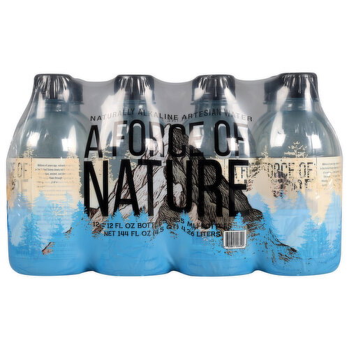 A Force Of Nature Naturally Alkaline Artesian Water - 12 Ounce - 12 Count