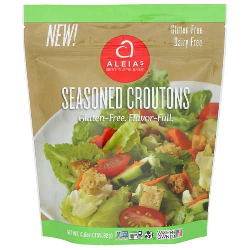ALEIA's Croutons Seasoned - 5.5 Ounce