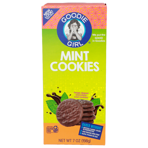 Goodie Girl Fudge Dipped Chocolate Mint Cookies - 7 Ounce