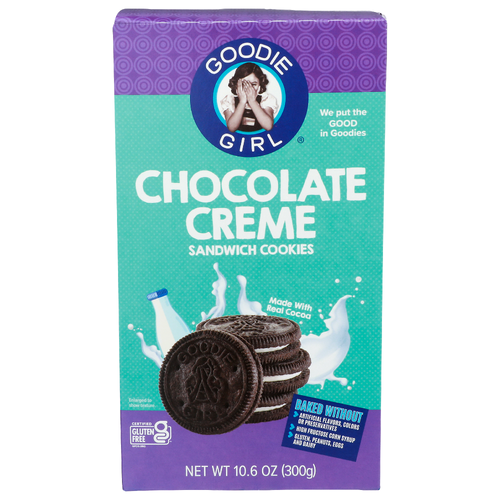 Goodie Girl Chocolate Creme Sandwich Cookies - 10.6 Ounce