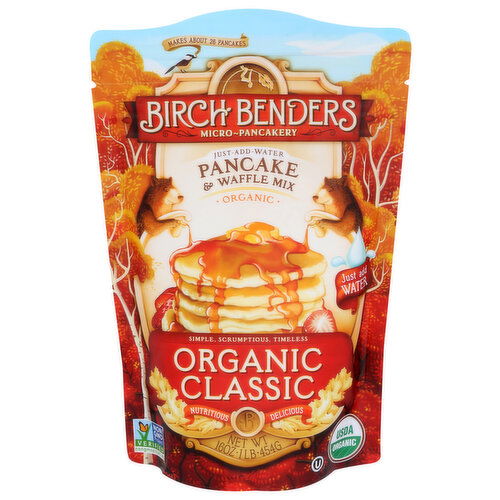 Birch Benders Pancake & Waffle Mix Classic Recipe - 16 Ounce