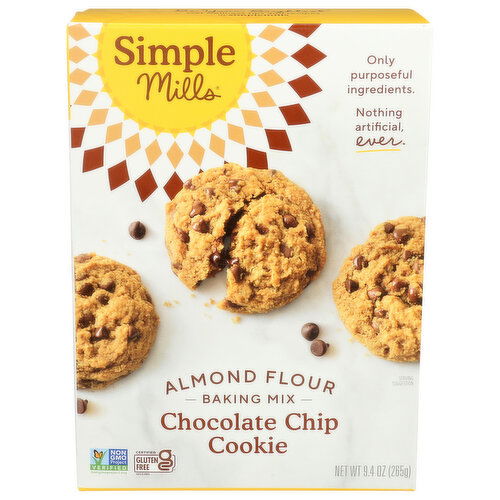 Simple Mills Almond Flour Chocolate Chip Cookie Mix - 9.4 Ounce