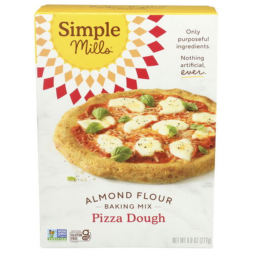Simple Mills Almond Flour Pizza Dough Mix - 9.8 Ounce
