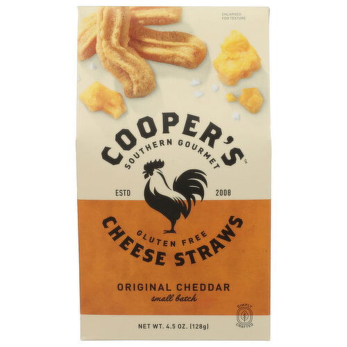 COOPER's Original Baked Cheese Straws - 4.5 Ounce Image 1 of 4