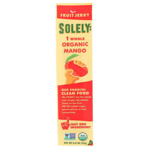 Solely:Fruit Jerky Mango - 0.8 Ounce