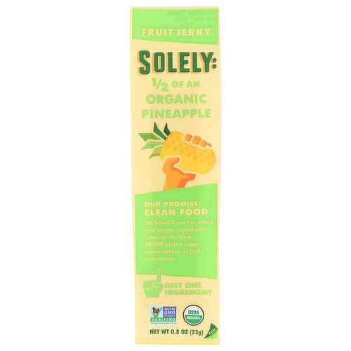 Solely:Fruit Jerky Pineapple - 0.8 Ounce