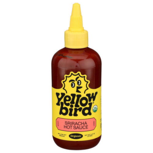 YELLOWBIRD FOODS Sriracha Condiment Sauce Organic Siracha - 9.8 Ounce