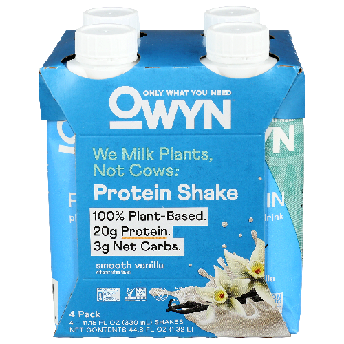 OWYN Plant Based Protein Shake - 11.15 Fluid Ounce - 4 Count