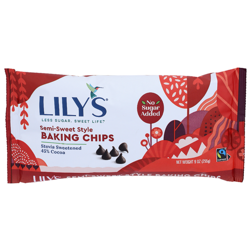 Lily's Semi-Sweet Style Baking Chips - 9 Ounce