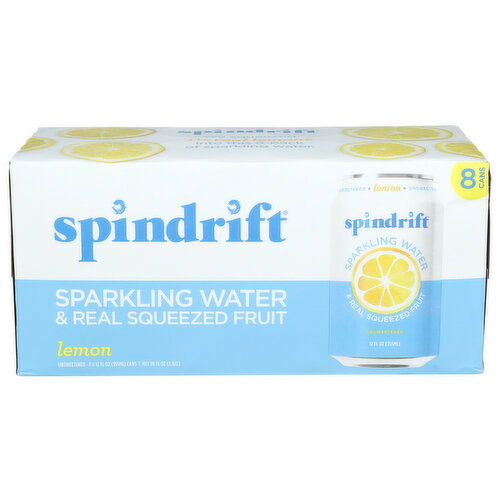 SPINDRIFT Sparkling Water - 12 Fluid Ounce - 8 Count