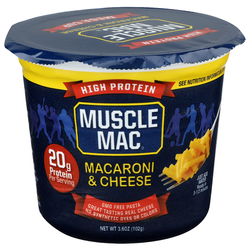 Muscle Mac Mega Cup Macaroni & Cheese - 3.6 Ounce