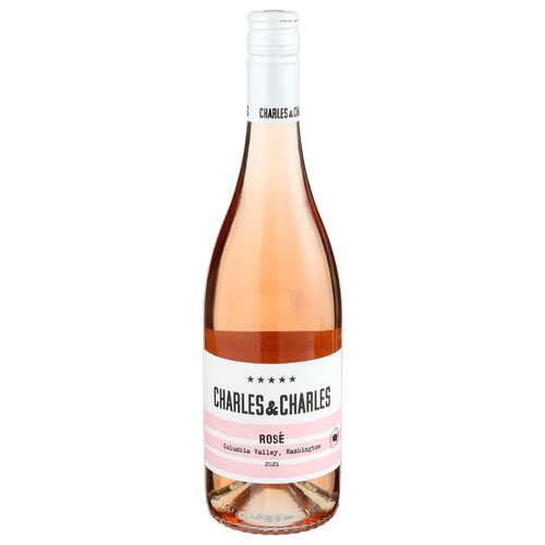 Charles & Charles 44% Syrah 25% Grenache 24% Mourvedre 7% Cabernet Sauvignon Rose Wine - 750 ml