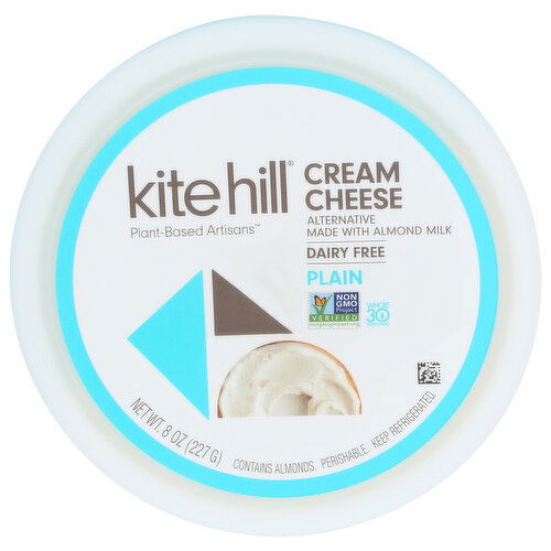 Kite Hill Plain Cream Cheese - 8 Ounce