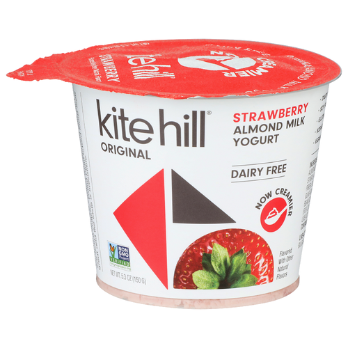 Kite Hill Original Strawberry Almond Milk Yogurt - 5.3 Ounce