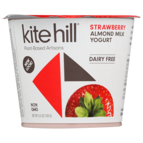Kite Hill Yogurt Strawberry - 5.3 Ounce Image 1 of 2
