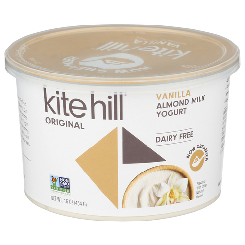 Kite Hill Vanilla Original-Style, European-Style Yogurt - 16 Ounce