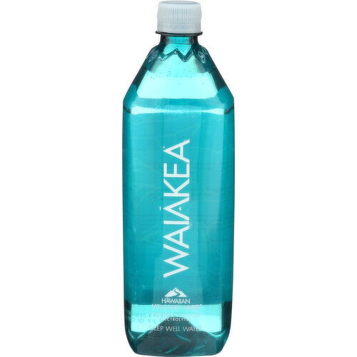 WAIAKEA Premium Bottled Water Naturally Alkaline Hawaiian Volcanic Water® - 1 Liter