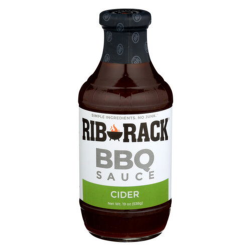 RIB RACK BBQ Sauce Cider - 19 Ounce