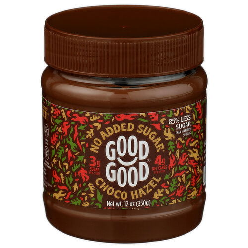 Good Good Hazelnut Spread Choco Hazel No Added Sugar - 12 Ounce
