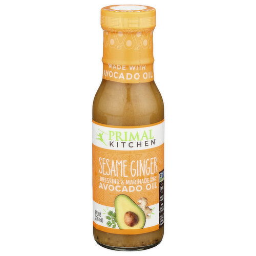 Primal Kitchen Vinaigrette & Marinade Sesame Ginger - 8 Fluid Ounce