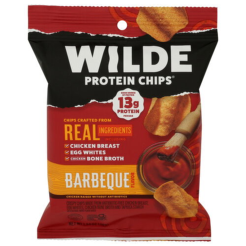 Wilde Chips Barbecue Protein Barbeque - 1.34 Ounce
