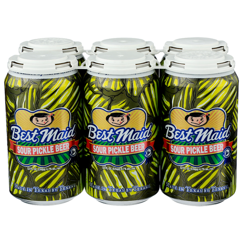 Best Maid Crispy Sour Pickle Beer - 12 Fluid Ounce - 6 Count