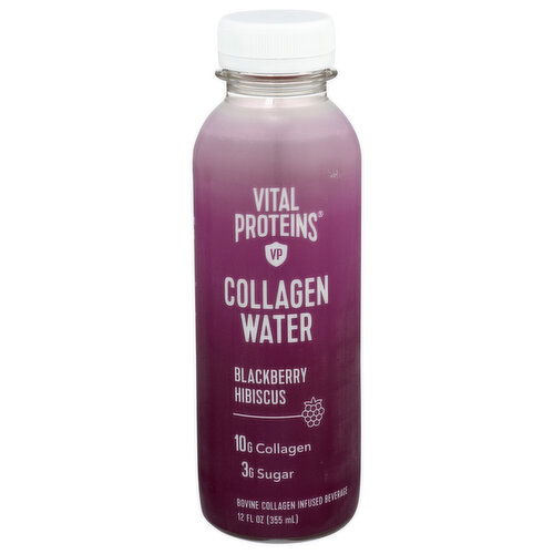 Vital Proteins Collagen Water Blackberry Hibiscus - 12 Fluid Ounce