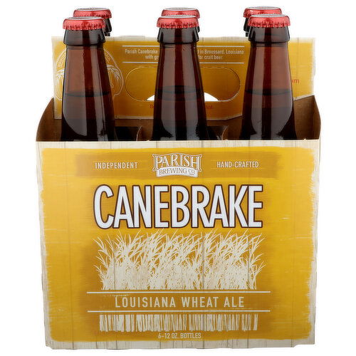 Parish Brewing Co. Louisiana Wheat Ale Canebrake - 12 Ounce - 6 Count
