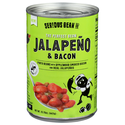 Serious Bean Co Jalapeno & Bacon Pinto Beans - 15.75 Ounce