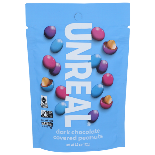 Unreal Dark Chocolate Peanut Gems - 5 Ounce