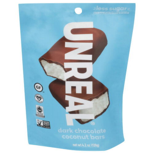 UNREAL Bag Dark Chocolate Coconut Bars - 4.2 Ounce