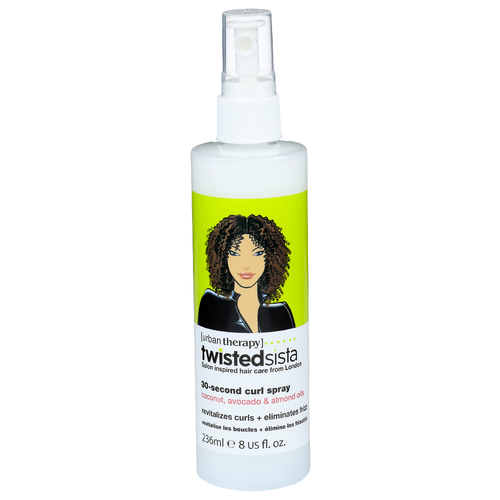 Twisted Sista Coconut, Avocado & Almond Oils 30-Second Curl Spray - 236 ml