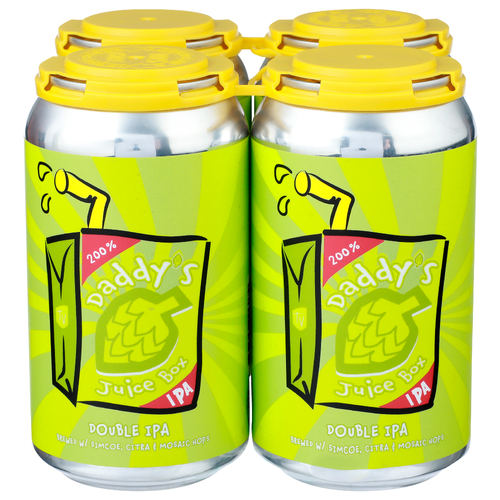 Daddy's Juice Box Double Ipa - 12 Fluid Ounce - 4 Count