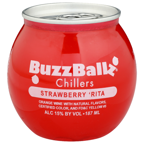 Buzzballz Strawberry 'rita Chillers - 187 ml