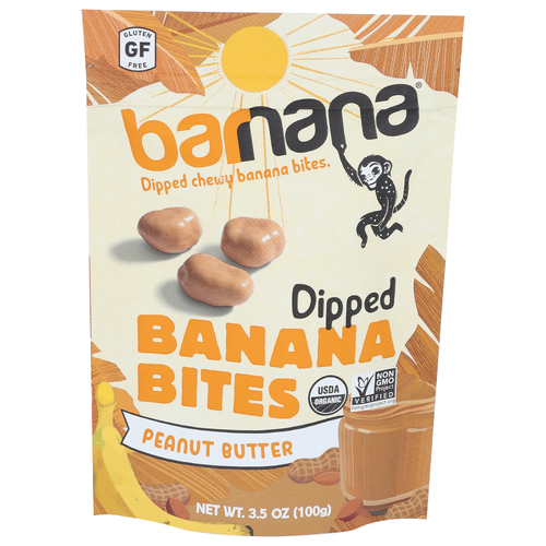 Barnana Banana Bites Peanut Butter Chewy - 3.5 Ounce