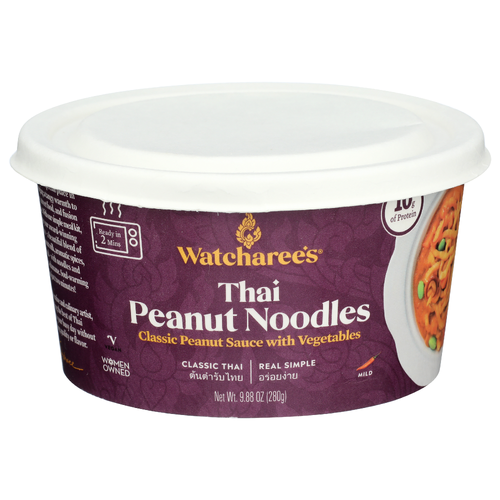 WATCHAREE's Noodles Thai Peanut Noodle Bowl - 9.88 Ounce