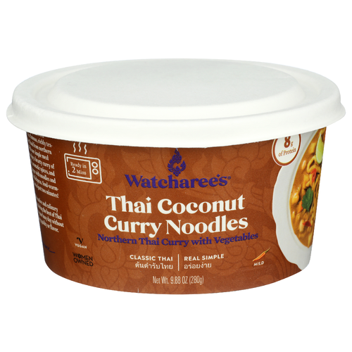 WATCHAREE's Noodles Thai Coconut Curry Noodle Bowl - 9.88 Ounce Image 1 of 4
