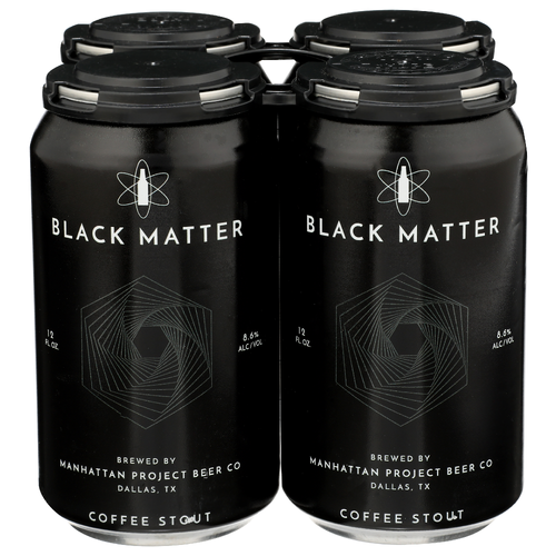 Manhattan Project Beer Co Black Matter - 12 Fluid Ounce - 4 Count